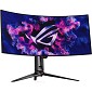 Preview: ASUS ROG Swift PG34WCDM - OLED-Monitor - gebogen - hinten