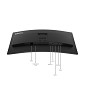 Preview: Lenovo ThinkVision T34WD-40 LED display 86,4 cm (3 vorn rechts