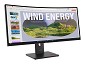 Preview: Lenovo ThinkVision T34WD-40 - LED-Monitor - geboge links