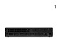 Preview: Lenovo ThinkCentre M75q Gen 5 12RQ - Tiny - Ryzen 5 Pro 8500 rechts