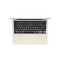 Preview: APPLE MacBook Air Starlight 34,5cm (13,6") M5 16GB hinten