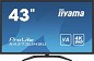 Preview: iiyama ProLite X4373UHSU-B1 - LED-Monitor - 4K - 109.2 cm (4 hinten