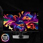 Preview: MSI MPG 271QRXDE QD-OLED Computerbildschirm 67,3 c vorn rechts