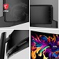 Preview: MSI MAG 341CQPDE QD-OLED Computerbildschirm 86,4 c rechts