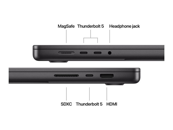 Preview: Apple MacBook Pro - M4 Max - Apple M4 Max 32-core - 36 GB RA rechts