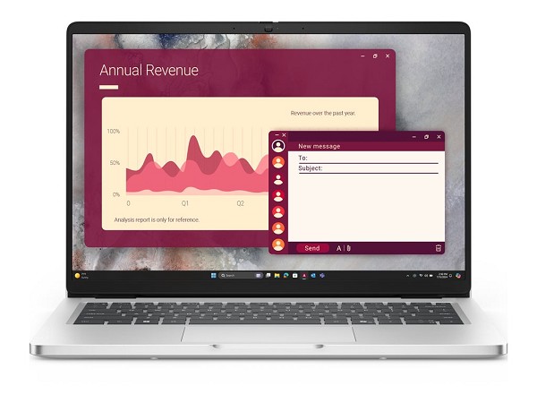 Dell Pro 14 PC14250 - 35.56 cm (14") - Core Ultra hinten