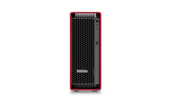 Lenovo ThinkStation P8 – AMD Ryzen Threadripper PRO 9945WX,  hinten