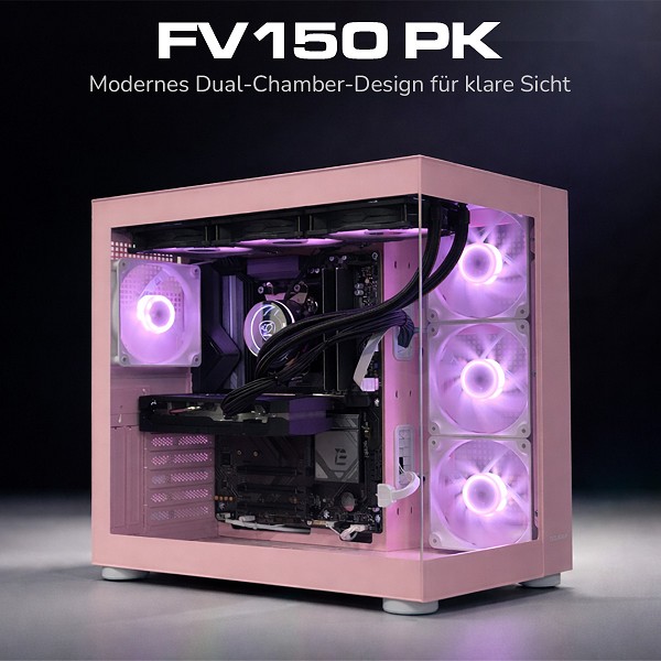 Preview: COUGAR FV150 PK 8064 Gaming-PC, Ryzen 5 9600X, 32GB RAM, 1TB rechts