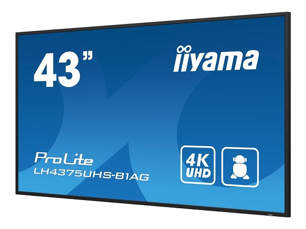 iiyama ProLite LH4375UHS-B1AG 109 cm (43") Klasse links