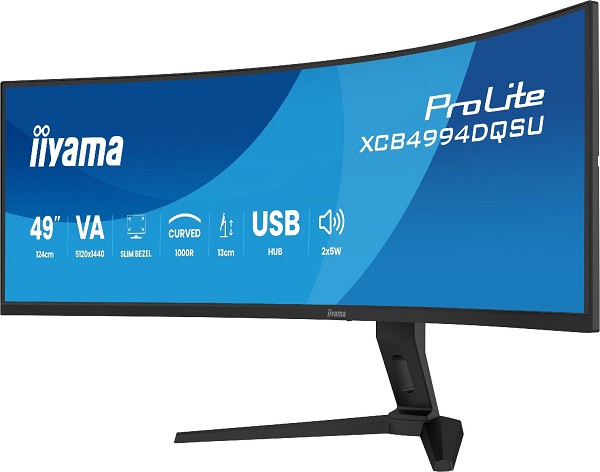 Preview: iiyama ProLite XCB4994DQSU-B1, 49