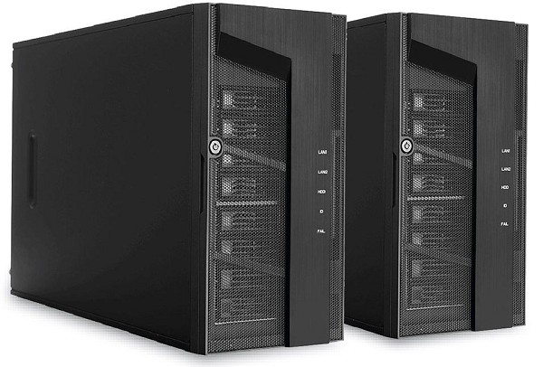 bluechip SERVERline T30352r Collax HA-Edition, 2x Tower, je AMD E 317