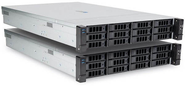 bluechip SERVERline R42321r Collax HA-Edition, 2 × 2HE Rack, AMD  58