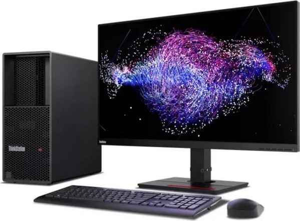 Lenovo ThinkStation P3 Tower, Core i9-14900K, 64GB außen