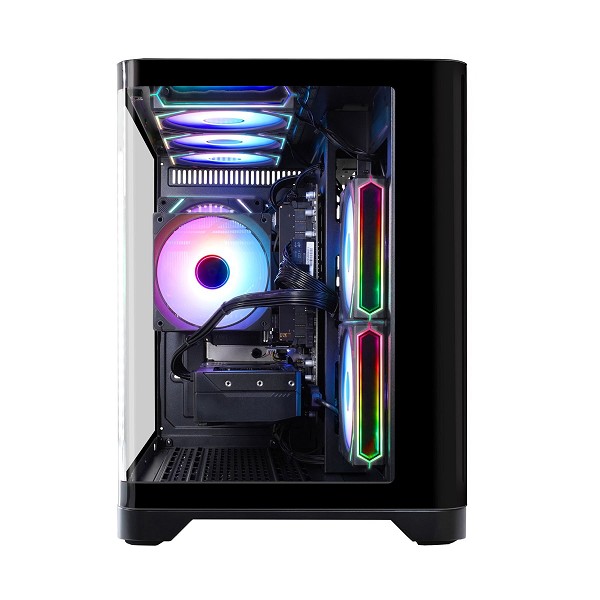 Preview: Hyrican HYPE-M BK 7804, AMD Ryzen 7 5700X bis zu 4 hinten