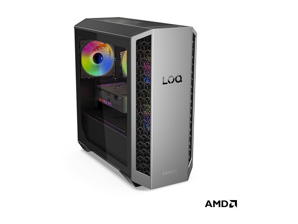 Preview: Lenovo LOQ 26ADR10 91DF - Tower - Ryzen 7 8745HX / hinten