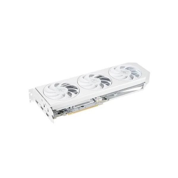 Preview: POWERCOLOR AMD Radeon RX 9060 XT Hellhound Spectral White OC hinten