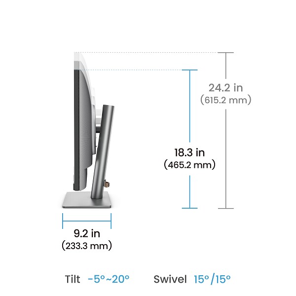 BenQ RD280UG Computerbildschirm 71,6 cm (28.2") 38 außen
