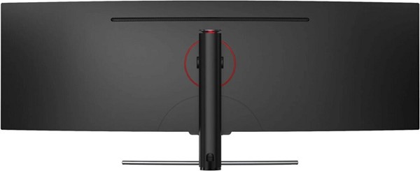 Preview: LC-Power LC-M49-DFHD-144-C-Q - QLED-Monitor - gebogen - 124. rechts