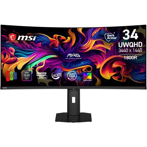 MSI MAG 341CQPDE QD-OLED X28, 34,18 Zoll, UWQHD, 280Hz, 0,03ms, H 964