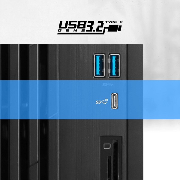 MSI PRO DP180 A14-1275AT, 18 L Tower, Intel Core i5-14400, 1 vorn rechts