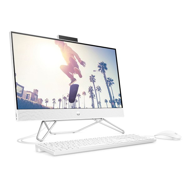 HP All-in-One 24-cb1102ng, Starry White, Core i5-1 hinten