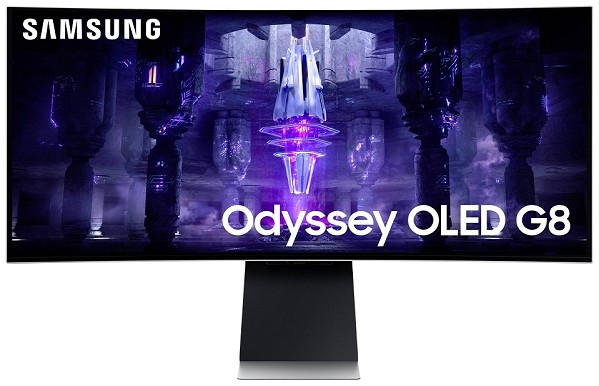 Samsung Odyssey OLED G8 S34BG850SU - OLED-Monitor - gebogen  hinten