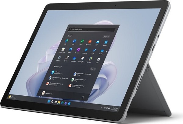 Preview: Microsoft Surface Go 4 Platin, N200, 8GB RAM, 128G hinten