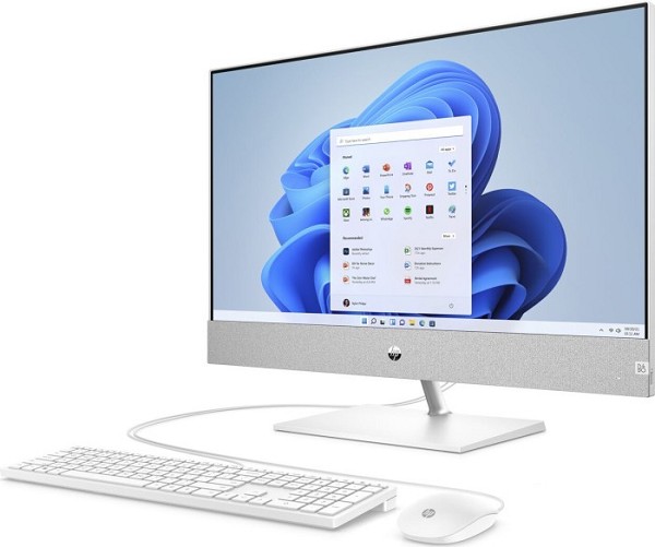 HP Pavilion All-in-One 27-ca0401ng Snowflake White rechts