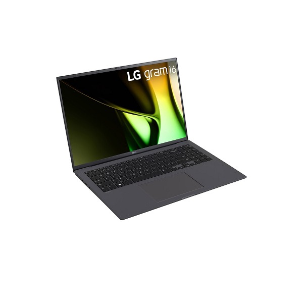 LG gram 16 (2024), schwarz, Core Ultra 7 155H, 32G hinten