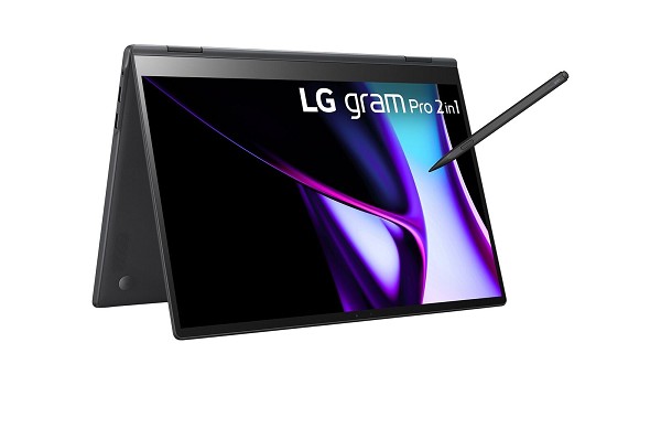 LG gram Pro 16 2-in-1, Core Ultra 7 155H, 16GB RAM hinten