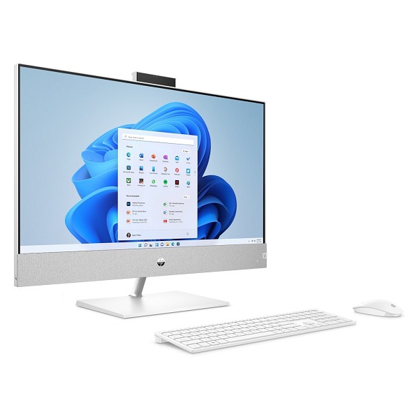 HP Pavilion All-in-One 27-ca0100ng, Snowflake Whit hinten