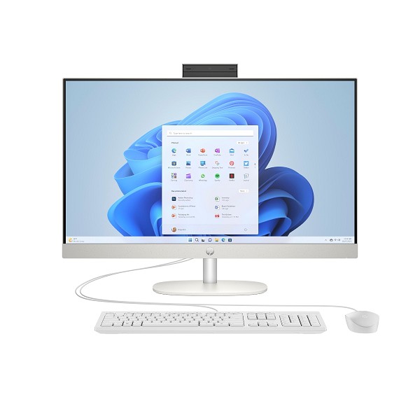 HP All-in-One 27-cr0104ng, weiß, Ryzen 7 7730U, 16