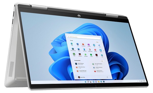 Preview: HP Pavilion x360 2-in-1 14-ek1652ng, Natural Silve hinten