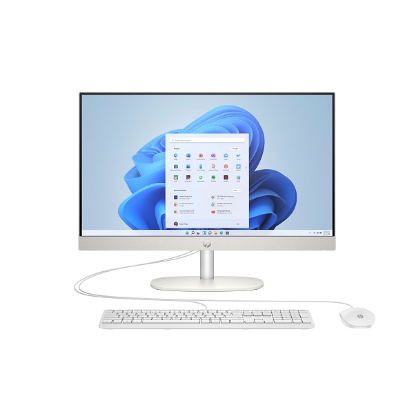 HP All-in-One 24-cr0110ng, Starry White, Ryzen 3 7