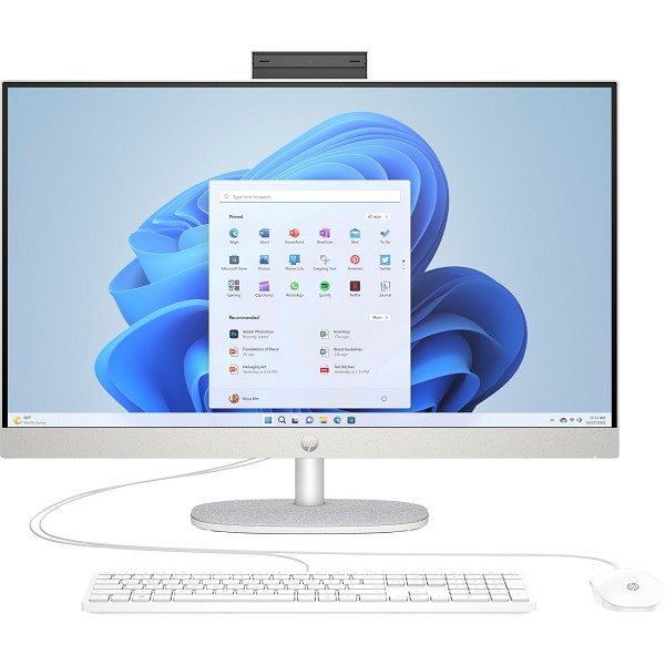 HP All-in-One 27-cr1001ng, weiß, Core Ultra 7 155U