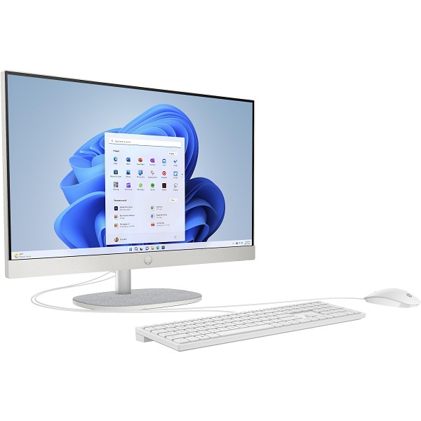 HP All-in-One 24-cr1000ng, Starry White, Core Ultr hinten