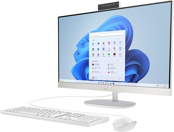 HP All-in-One 27-cr0470ng, weiß, Ryzen 7 7730U, 16 links