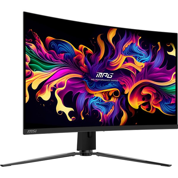 Preview: MSI MPG 321CURXDE QD-OLED Computerbildschirm 80 cm links