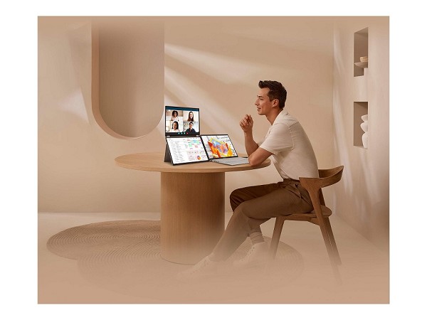 ASUS ZenScreen Duo OLED MQ149CD - Dual-OLED-Monito außen