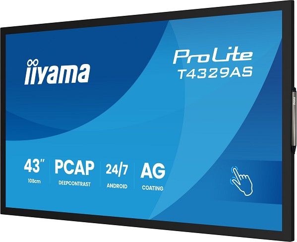 iiyama T4329AS-B1AG Computerbildschirm 108 cm (42. vorn links