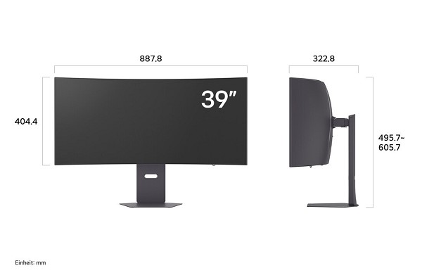 LG UltraGear OLED 39GX900A-B, 39" oben