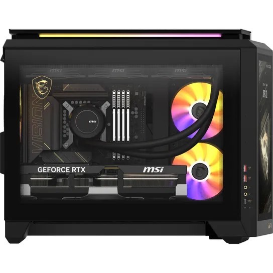 Preview: MSI MEG Vision X AI 2NVR7-236AT - Intel Core Ultra hinten