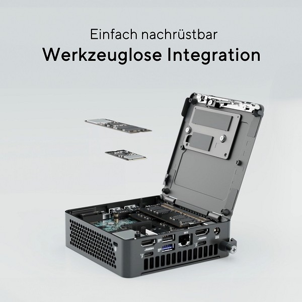 ASUS NUC 15 Pro Slim Mini PC RNUC15CRKU708402 (Int oben