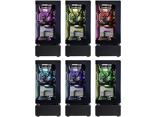 GAMEMAX N80 BK 8043 Gaming-PC, Ryzen 9 9950X3D, 32GB RAM, 2T oben