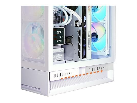 COUGAR OmnyX WT 8152 Gaming-PC, Ryzen 7 9850X3D, 64GB RAM, 2 oben