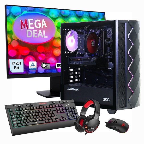 GAMEMAX MegaDeal Gaming-PC Diamond BK SET2515 7394