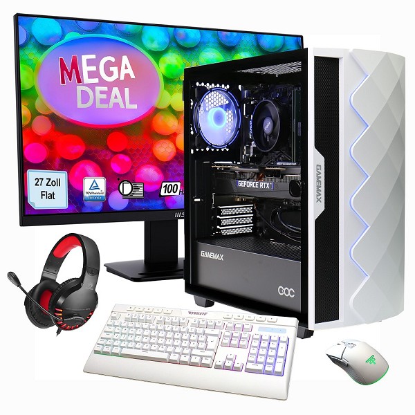 GAMEMAX MegaDeal Gaming-PC Diamond WT SET2517 7395