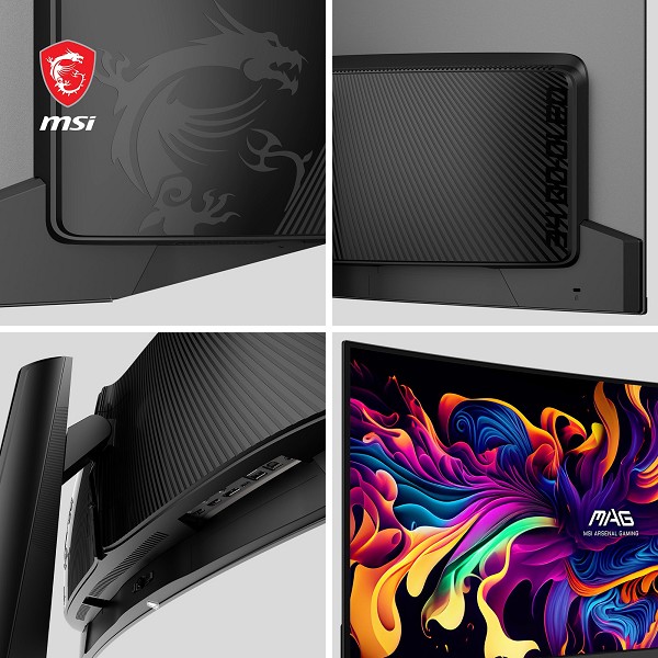 Preview: MSI MAG 341CQPDE QD-OLED Computerbildschirm 86,4 c rechts