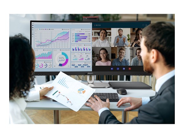 Philips 34B2U6603CH - 6000 Series - LED-Monitor - vorn links