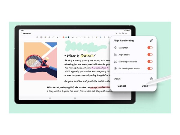 Samsung Galaxy Tab S10 FE - Tablet - Android - 256 unten